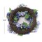 18&#x22; Midnight Blue Hydrangea Wreath with Grapevine Ring by Floral Home&#xAE;